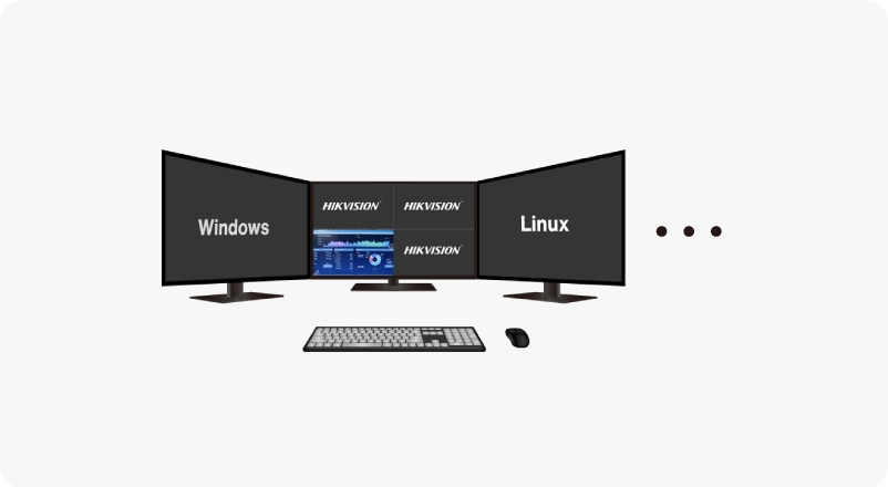 Centralized (one-person) control for multiple systems