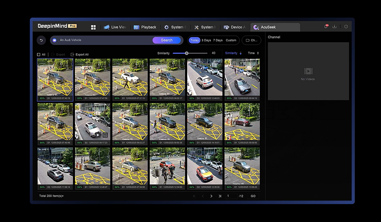 Intelligent video search