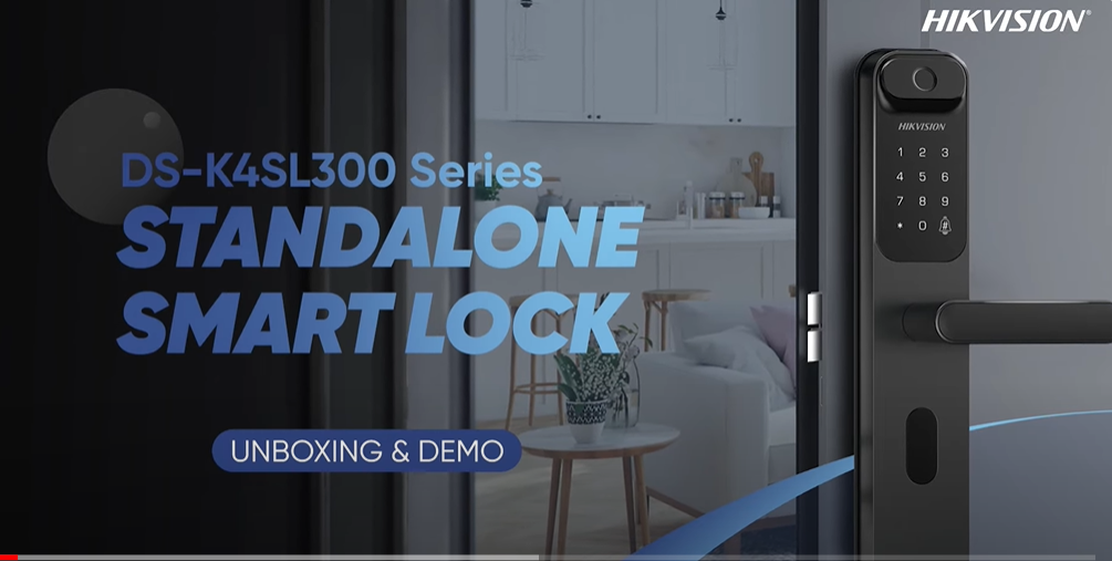 DS-K4SL300 Series Standalone Smart Lock - Unboxing & demo