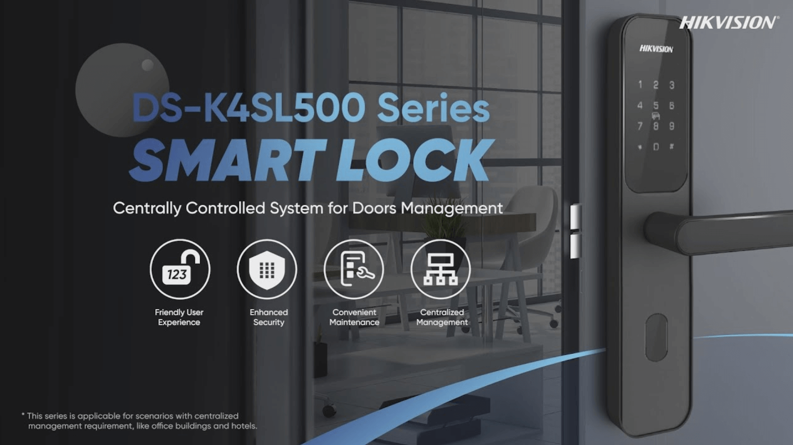 DS-K4SL500 Series Smart Lock Unboxing & Demonstration