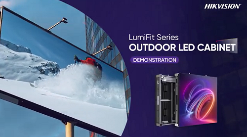 Hikvision Outdoor LED Cabinet LumiFit Series Unboxing and Demo