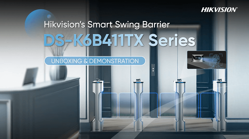 Hikvision’s Smart Swing Barrier DS K6B411TX Series